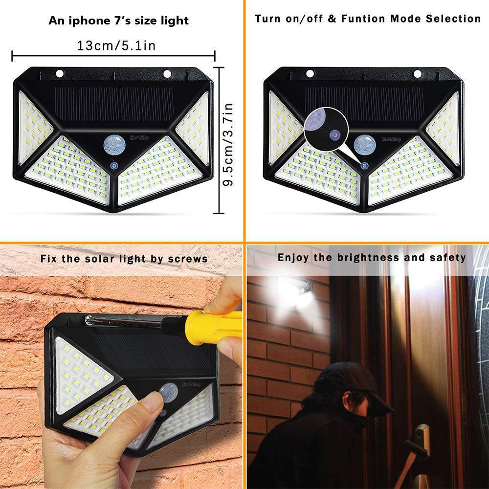 LED Solar Wall Light - Image 2
