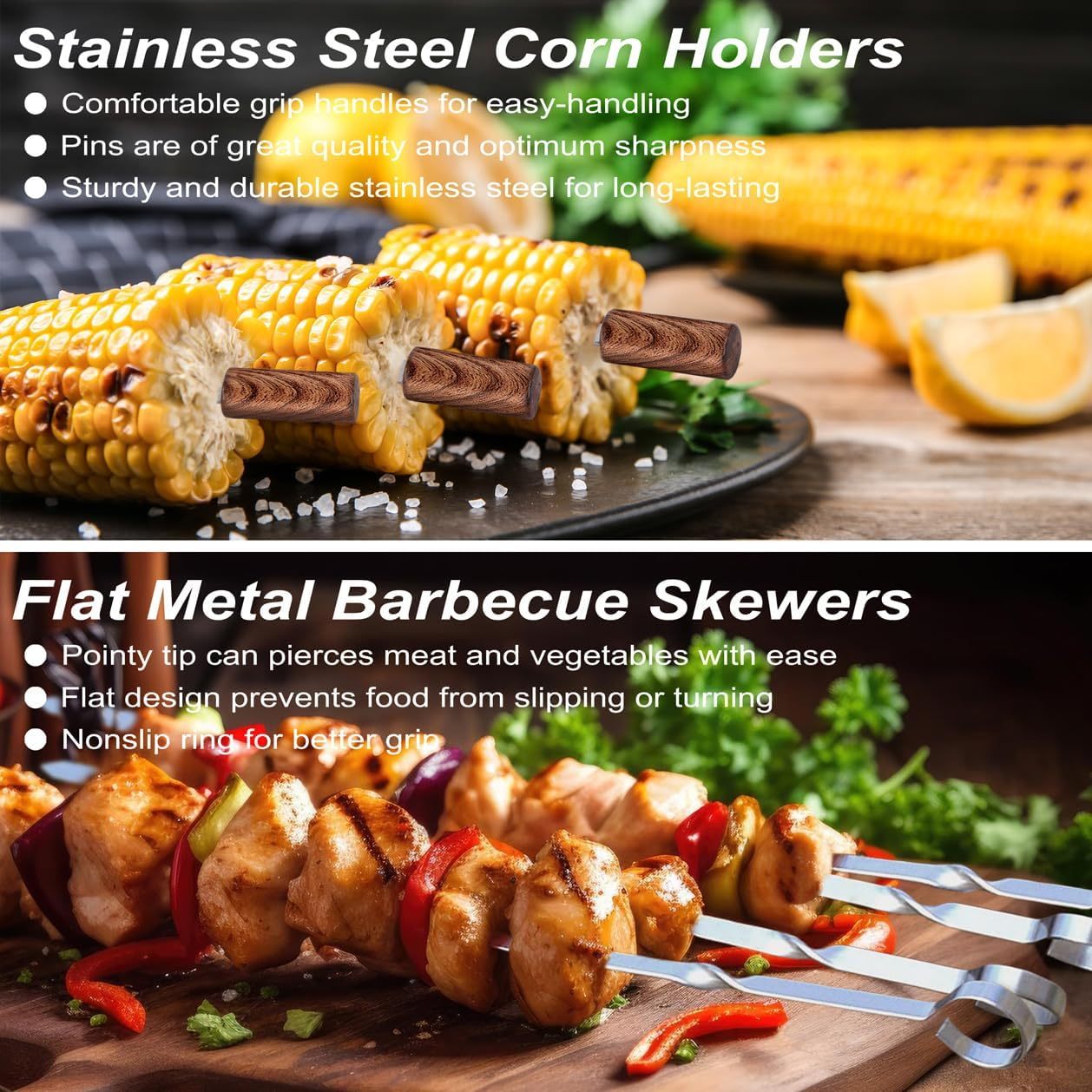 POLIGO 29 PCS BBQ Grill Accessories Stainless Steel BBQ Tools Grilling Tools Set With Storage Bag For Fathers Day Dads Birthday Presents - Camping Grill Utensils Set Ideal Grilling Gifts For Men Women - Image 10